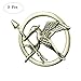 Produktbild Formemory 3Pcs Hunger Games Pin / Brosche Tribute von Panem Bronze Silber Brosche,Katniss Mockingjay Brosche (Bronze)