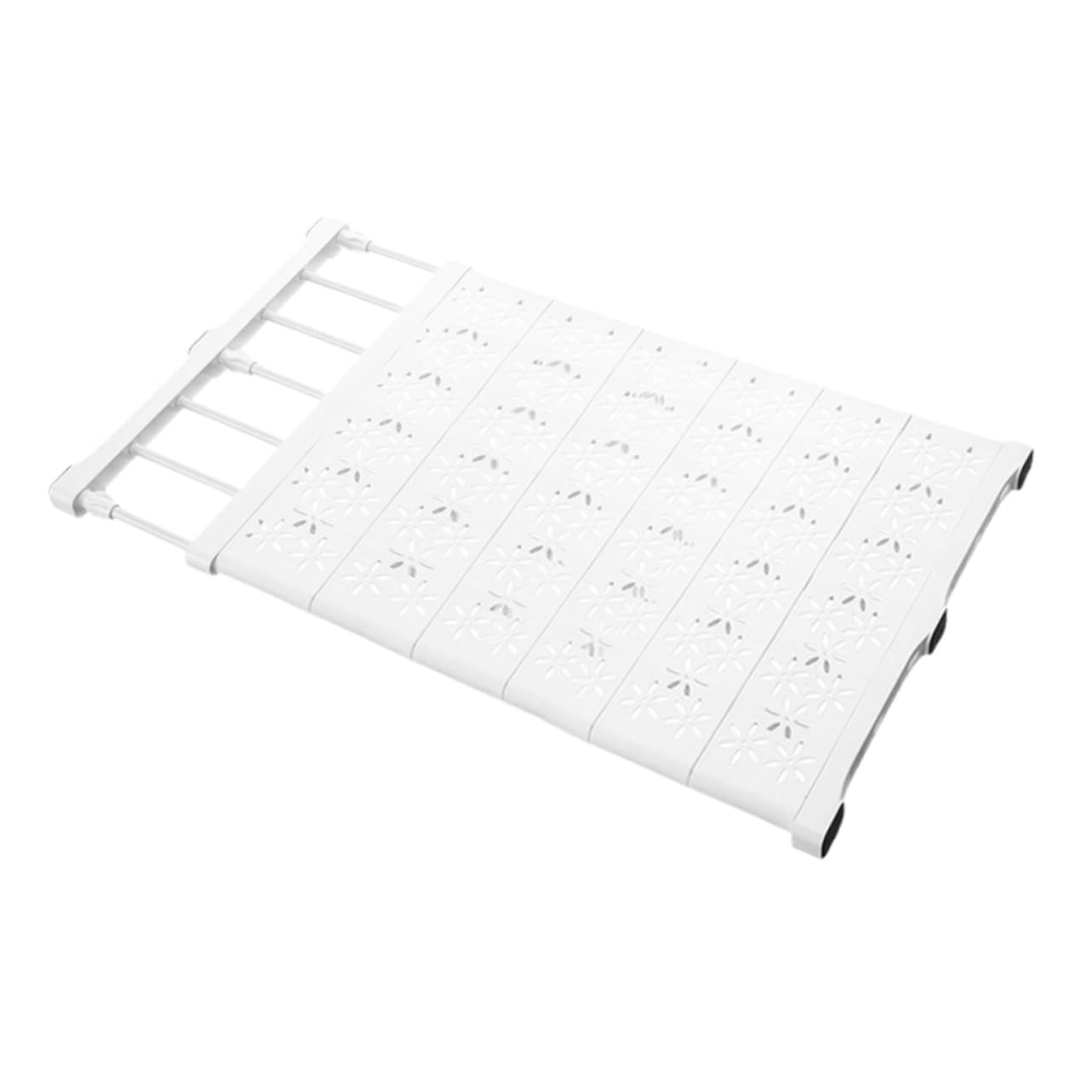 DIYEAH Expandable Adjustable Closet Tension Shelf Versatile Organizer for Wardrobe Cupboard and Cabinet Easy Installation for Space Saving Storage