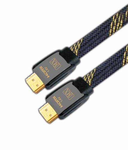 MX HDMI Male to HDMI Male Flat Cable – 1.4 Version, High-Speed, 1080p Full HD, 3D, 4K (30Hz), Gaming, TV, Monitor, Projector, Media Device – 1.5 Meter