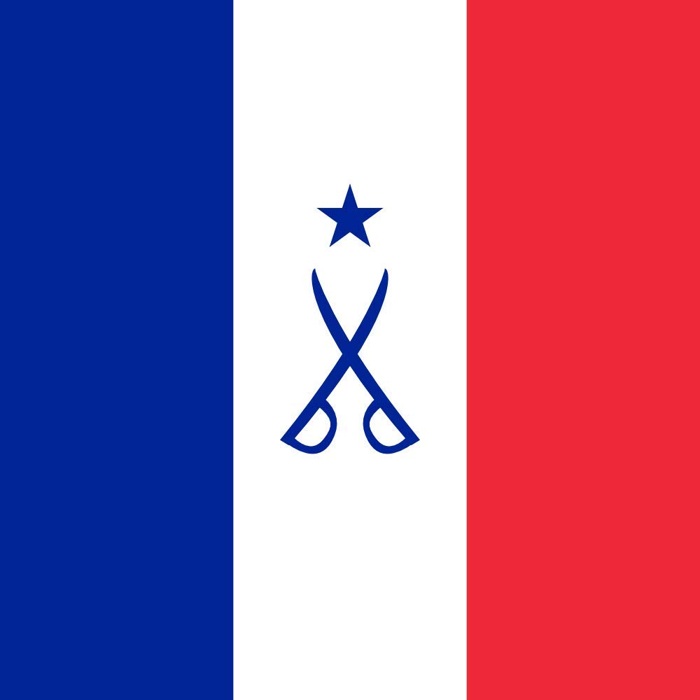 Drapeau Large Marque CEMA 120x120cm solution pavoisement grand format