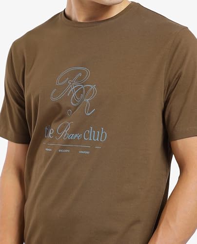 Image of Rare Rabbit Regular fit Plain t-Shirt