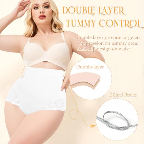Image of Werena Women Tummy Control Shapewear Panties Shaping Underwear High Waist Body Shaper
