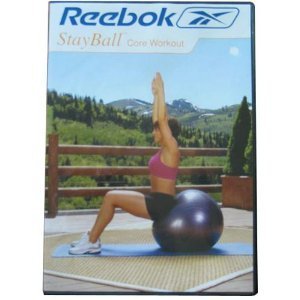Reebok StayBall pelota pilates azul de 65 cm con base estable antideslizante