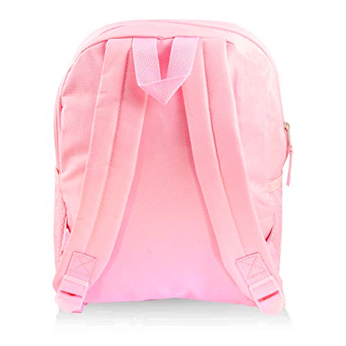 Disney Minnie Mouse Backpack for Toddlers Bundle ~ Premium 12" Minnie Mouse Mini School Bag with 3D Ears and Stickers (Minnie Mouse School Supplies)3