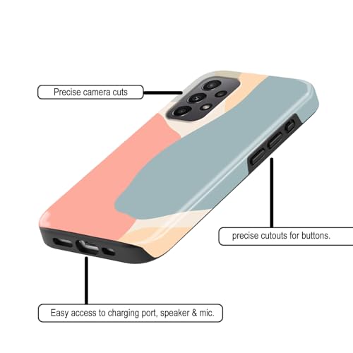 Image of COLORflow Back Cover Compatible with Samsung Galaxy A23 4G / 5G | Beautiful Stone Marble | Designer Printed Glossy Armoured Bumper Back Cover Compatible with Samsung Galaxy A23 4G / 5G