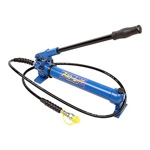 Pro-Lift-Werkzeuge Hydraulikpumpe 2-stufig Handbedienung Ölvolumen: 900 cm³ hydraulische Handpumpe 700 bar Arbeitsdruck, Ölmenge 0,9l, hydraulic pump Cover