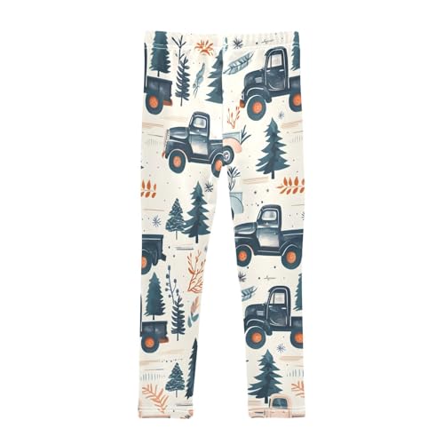 Bolaz Toddler Girls Leggings Printed Yoga Pants Leggings Truck Christma Tree for Kids2