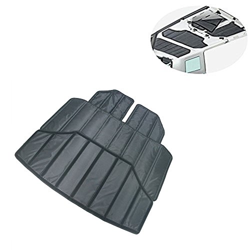 Lantsun 4X Hardtop Sound Deadener Headliner Hinges Heat Insulation Insulation For 4-Door Wrangler Jk 12-16(J180) #TOP28