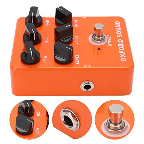 Shanrya Pédale d’amplificateur, facile à utiliser, plus de polyvalence, pédales British Rock de niveau Knob Metal Drive… - Les Beatles, Paul McCartney, John Lennon, RIngo Starr, George Harrison Shanrya Pédale d'amplificateur, facile à utiliser, plus de polyvalence, pédales British Rock de niveau Knob Metal Drive… – Image 5