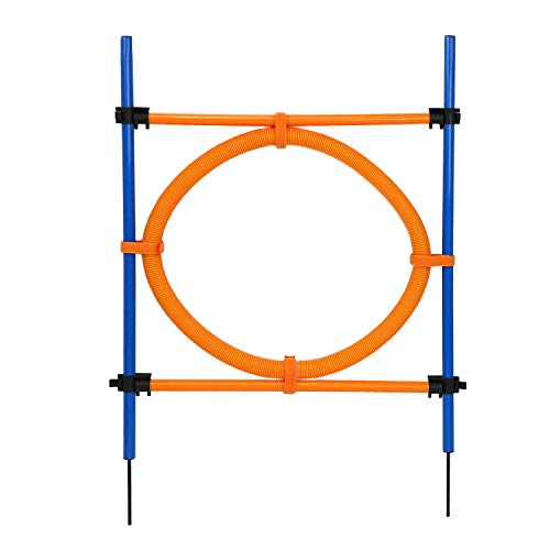 MiMu Dog Agility Equipment - Dog Agility Ring Dog Obstacle Course Agility Set