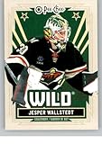 2025-26 O-Pee-Chee Retro #328 Jesper Wallstedt Minnesota Wild Official Hockey Card in Raw (NM or Better) Condition