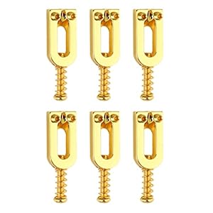 Mumusuki Złote Siodełka Tremolo Gitara 6 szt.