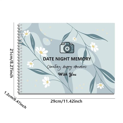 Album photo pour couple avec défis à gratter, carnet de rendez-vous - 3