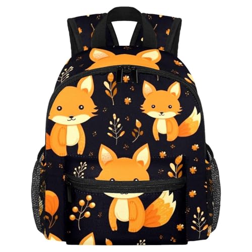 Sac à dos enfant poissons et renards multicolore pour de douces aventures