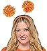 Amscan Pom Pom Headbopper, Party Accessory, Orange