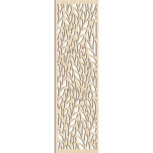 Image of Ortonville Decorative Pierced Fretwork Wood Wall Panels, 27 3 /8 inchW x 69 3 /8 inchH x 1 /4 inchT, Birch