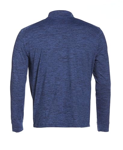 Perry Ellis Men's 1/4 Zip Long Sleeve Heather Stretch Golf Pullover, Sun Protection Water-Repellent (Available in Big & Tall)4