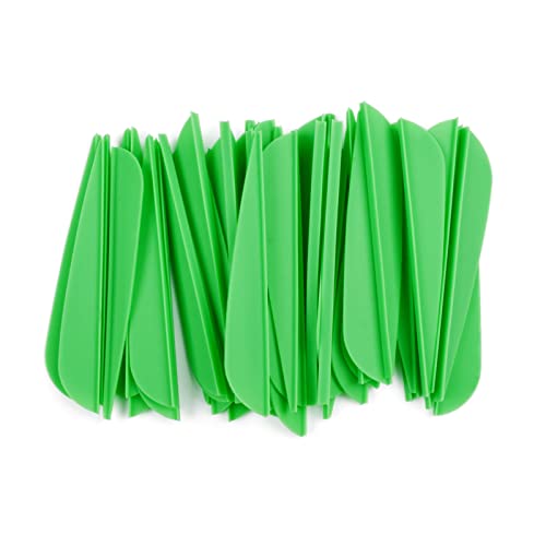 ELONG OUTDOOR - ELONG OUTDOOR 8,9 cm Plastique Flèche Plumes Plumes en Caoutchouc Plastique Plumes DIY pour Flèches Tir à l'arc Flèche Flèches Flèches en Carbone Empenne pour Tir à l'arc Chasse Tir - 50 Pièces