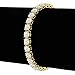 14K Yellow Gold 11 3/4 Carat Diamond Tennis Bracelet, 9 Inches Long, AGS Certified