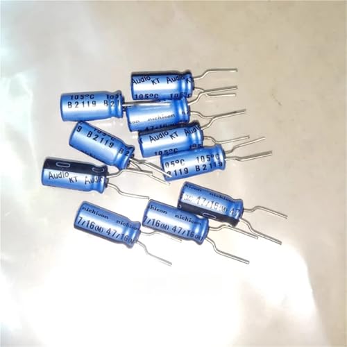 Condensateurs 16V 47uF de filtrage radial 105C pour montage électronique