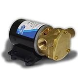 Jabsco 18660-0121 Marine Water Puppy Bilge / Sump Flexible Impeller Pump 6.3 GPM, 12-Volt, 15-Amp Non-CE, 1/2