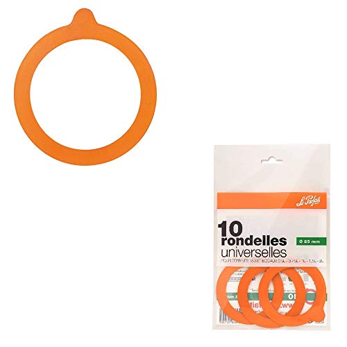 Les Colis Noirs LCN - Sachet 10 Rondelles pour Bocal 85mm - Rondelle Joint Bocaux Terrine - 005