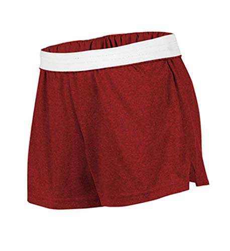 Soffe Juniors' Authentic Shorts Heather Red