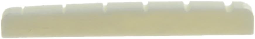 KAISH 43x3.5mm Flat Bottom Pure Cattle Bone Electric Guitar Nut for Strat Tele Guitars