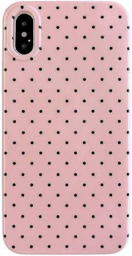 Coque iPhone X/XS silicone souple motif mignon léger antichoc pour fille femme
