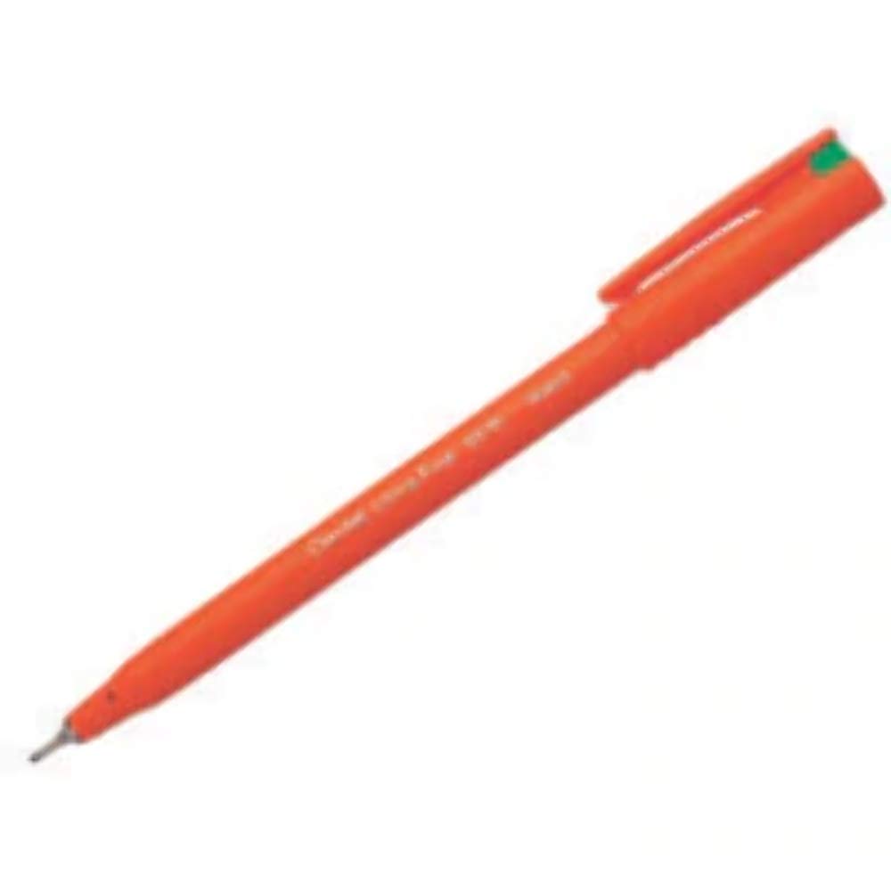 Pentel S570-D Ultra Fine Pen, 0.6 mm - Green, Pack of 12