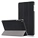 Price comparison product image Surom Case for Samsung Galaxy Tab A 10.1" 2019 (Model SM-T510 / T515), Ultra Slim Lightweight Tri-Fold Stand Cover Case for Galaxy Tab A 10.1" 2019, Black