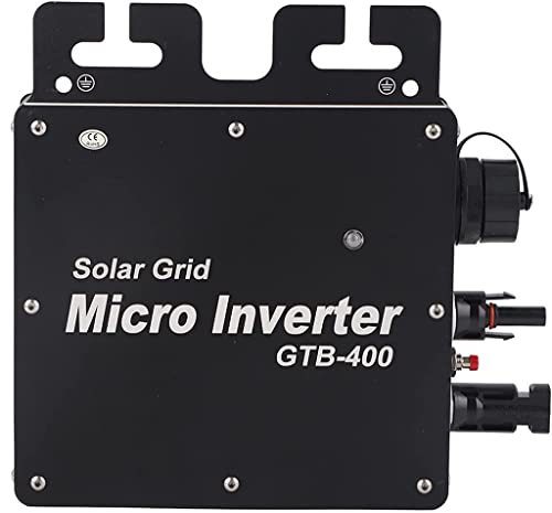 GTB‑350W Micro Inversor De Conexión a Red De Energía Solar Conveniente Microinversor Eficiente, Identificación Automática Salida CA 340V Control WiFi A Prueba De Agua IP65