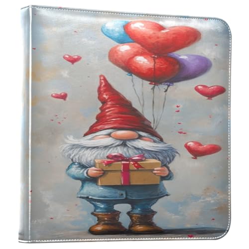 Álbum de fotos FLildon de cuero PU, 40 páginas adhesivas autoadhesivas de 8x10 pulgadas, encuadernación de 3 anillos para scrapbook DIY
