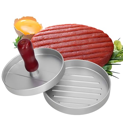 Forma Antiaderente para Hambúrguer Molde de Hambúrguer Caseiro Artesanal Cozinha Gourmet Qualidade P