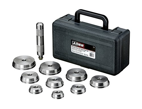 ARES 71003 - Bearing Race and Seal Driver Set - Universal Kit Allows for Easy Race and Seal Installation - Storage Case Included