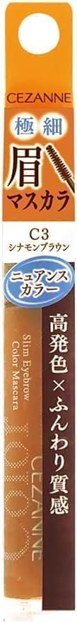 Cezanne CEZANNE Ultra Fine Eyebrow Mascara (C3, Cinnamon Brown)