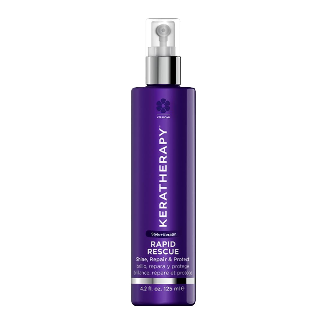 KERATHERAPY Rapid Rescue Keratin Shine & Thermal Protection Spray, 4.2 fl oz