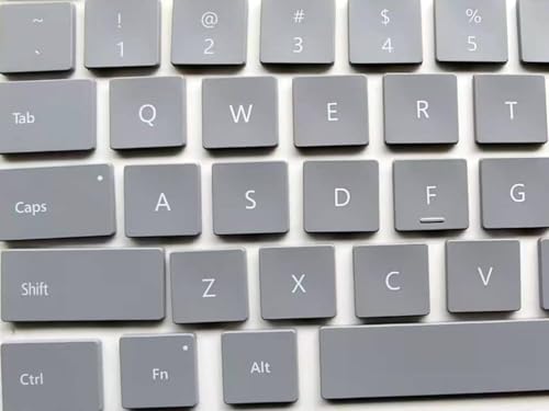Capuchons de touches argentés pour Microsoft Surface Laptop 13,5 pouces