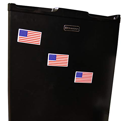 Set de 3 imanes decorativos bandera americana mini miniatura 4