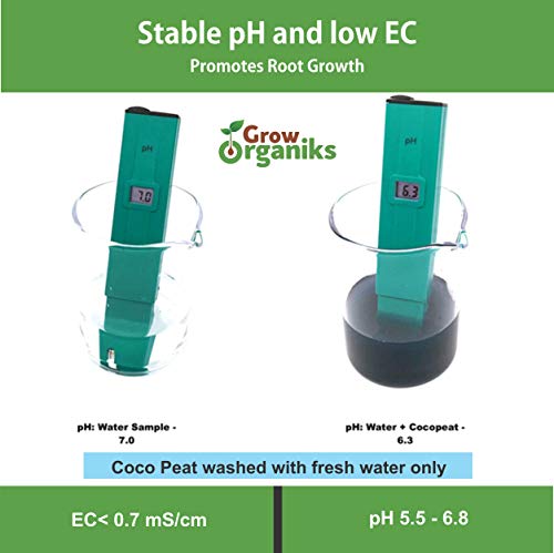 Coco Coir Pith,Coco Peat Brick/Block -11 Lbs, OMRI Listed for Organic Use, Expansion Between 70-75L,Universal Potting Substrate for All Plants & Crops