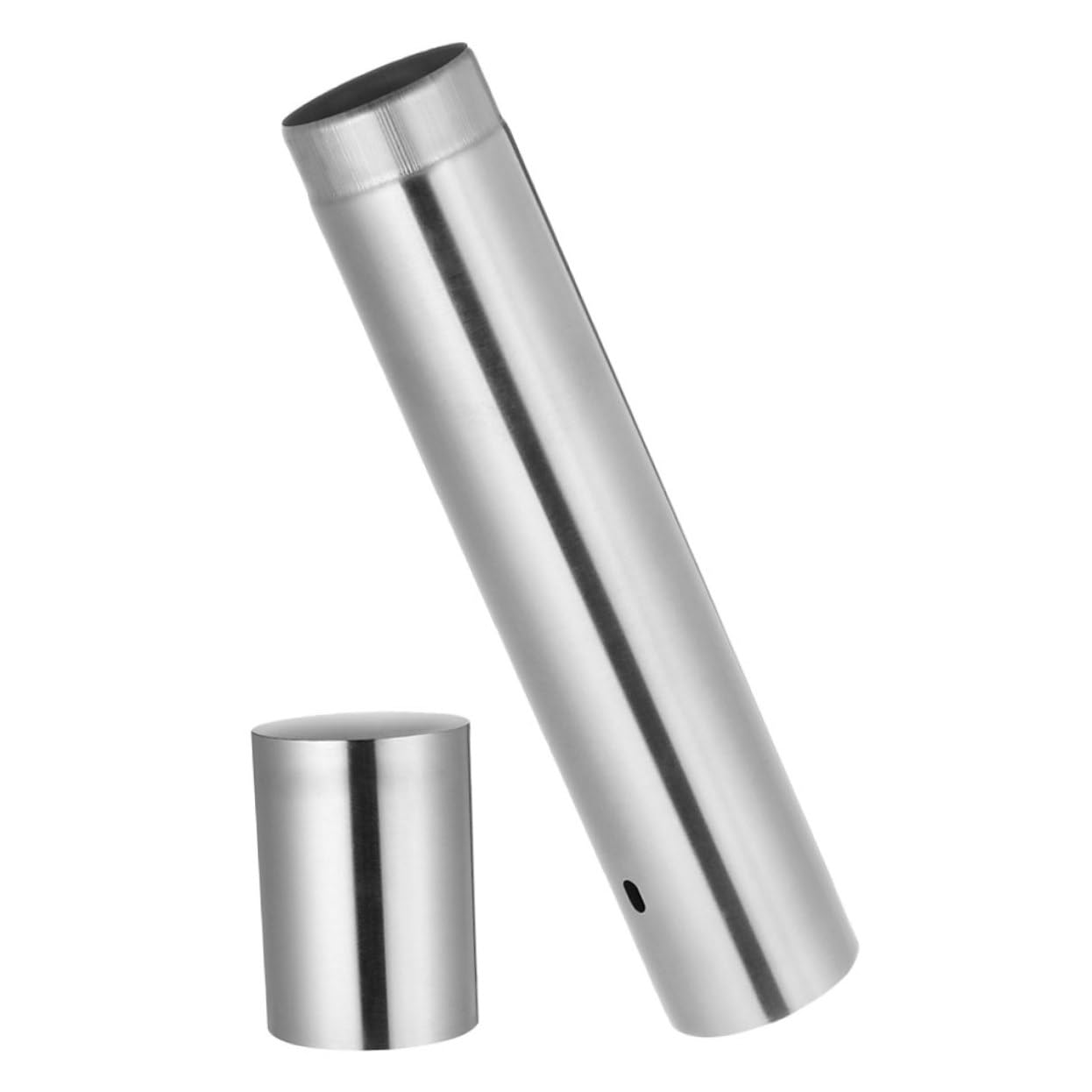 LALAFINA Document Tube Painting Tube Holder Birth Certificate Tube Scroll Storage Tube Certificate Scroll Tube Artworks Storage Tube Certificate Diploma Container Silver Stainless Steel