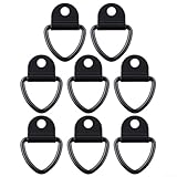 Zuverlässige Metall-Spannanker für Anhänger-Ladung mit 7 mm dicker Konstruktion und 12 mm Befestigungsloch für die Verwendung mit LKWs, Motorrädern und Outdoor-Ausrüstung (8 Stück)