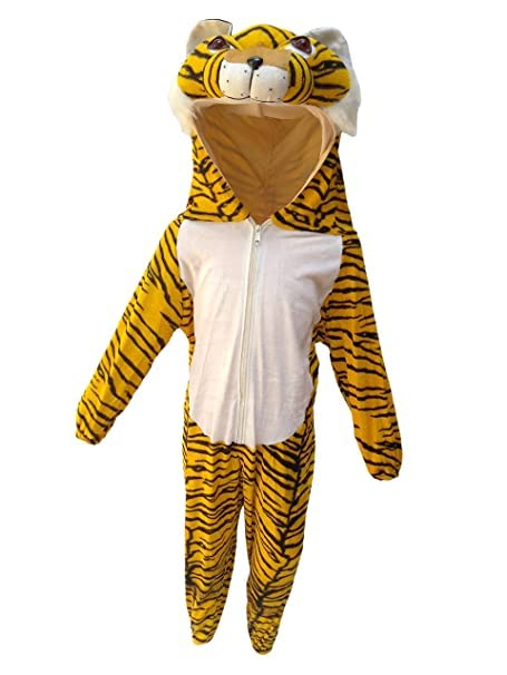 Dindo point Costume Kids Animal Costume & Fancy Dress For School function Theme Party.|| ||Fancy Dress (Tiger)
