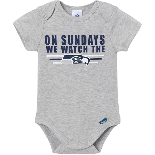 Image of Gerber NFL Baby Boys 3-Pack Onesie Bodysuit