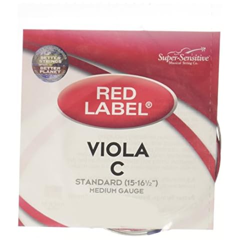 Super Sensitive Red Label Viola C String 15-16.5" Medium Cover