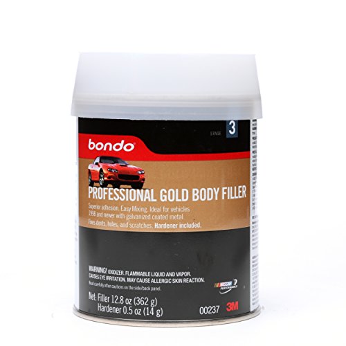 Bondo-Professional-Gold-Filler-Stage-2-Superior-Adhesion-Ideal-for-Vehicles-1998-and-Newer-with-Galvanized-Coated-Metal-128-oz