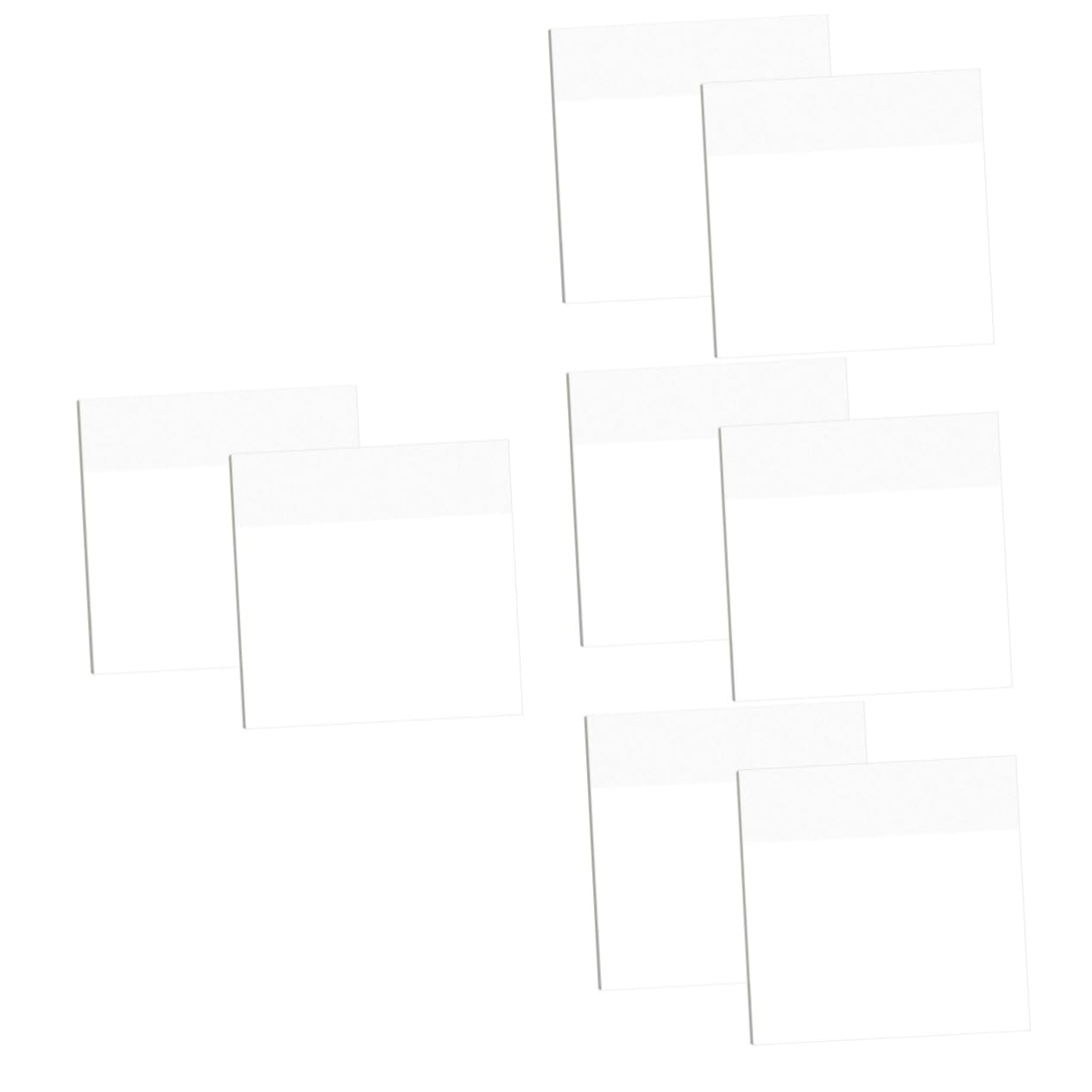 Gadpiparty 4 Ensembles Bloc Notes Autocollants De Notes Adhésives Pratiques Pour Étudiants Et Bureaux Pour Messages Et Rappels 200 Feuilles*4