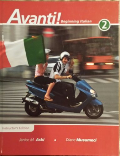 Instructors Edition to Accompany Avanti 0077270452 Book Cover
