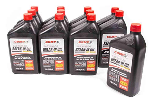 COMP Cams 1590-12 12 Quarts of 10W-30 Break-In Engine Oil
