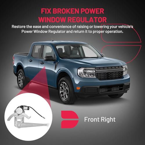 Image of BDFHYK 741-832 Power Window Regulator with Motor Front Right Compatible with Ford Ranger 1993 1994 1995 1996 1997 1998 1999 2000 2001 2002 2003 2004 2005 2006 2007 2008 2009 2010 2011
